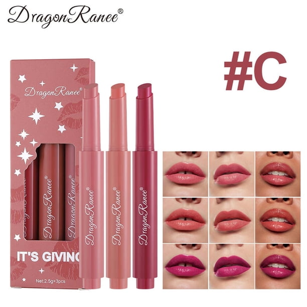Lápiz Labial a Presión onlyliua Brillo Labial Hidratante 2,5 Gx 12
