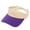 Purple, variant on Unisex Sport Sun Visor Hat Denim Baseball Style Breathable Mesh Outdoor UV Protection