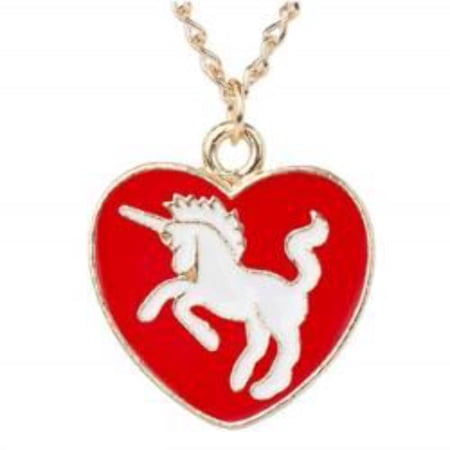 Unicorn Heart Pendant Necklace