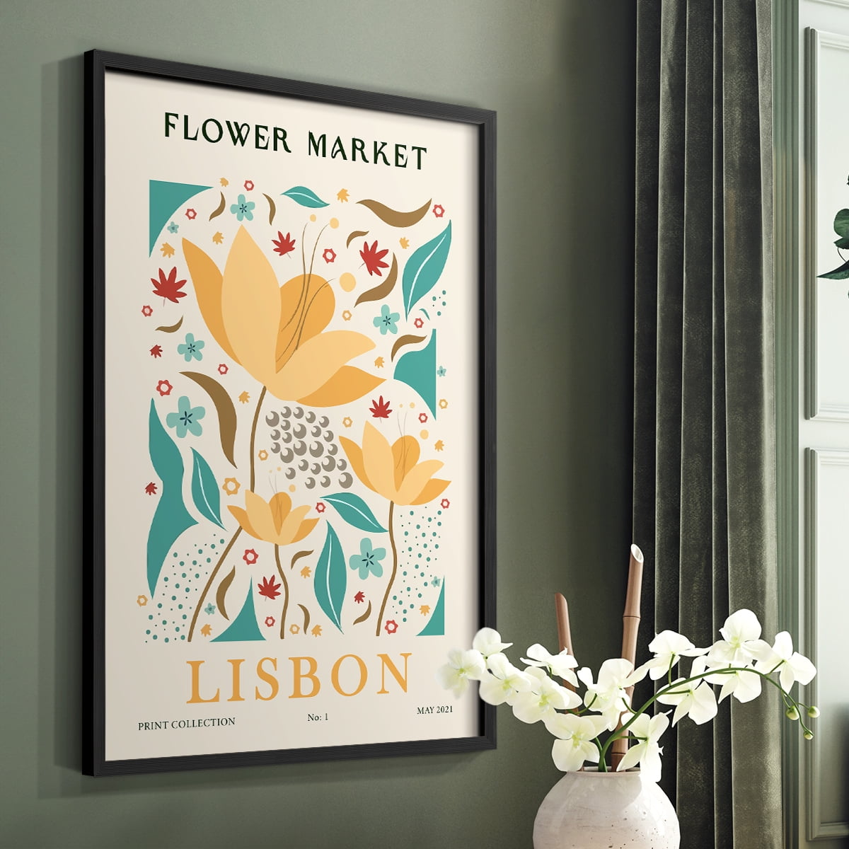 Matisse XL Framed Print - Solid Wood