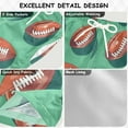 thumbnail image 2 of FORMRS Boys Swim Trunks Quick Dry Mesh Liner Boardshorts Sizes XS-XL, Brown American Footballs, 2 of 7