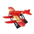 thumbnail image 2 of Avión de metal fundido a presión, hidroavión decorativo de mesa, recuerdo coleccionable, avión acuático para el hogar, estantería, bar o mueble de TV. Estilo C, 2 of 7
