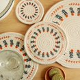 thumbnail image 6 of Cotton Printed Placemats Woven Heat Insulation Placemat Table Mats Plate Mats Coasters For Dining Table Home Kitchen, 6 of 11