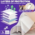 thumbnail image 5 of Cat Scratch Furniture Protector - Anti-Slip, Waterproof Sofa Cover to Keep Cats Off, Pet-Friendly Couch Protectors for 3 Cushion Couch, Beige Anti-Scratch Couch Cover for Pets and Kids 134"X91"Beige, 5 of 16