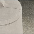 thumbnail image 5 of Linon Mccormack Storage Ottoman, Beige, 5 of 10