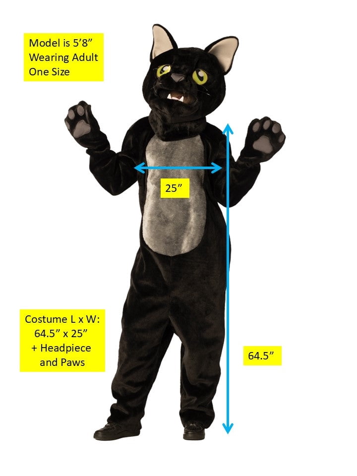 t*t様 ブラックキャットコスチューム Rasta Imposta Adult Black Cat Halloween Costume Jumpsuit - Black