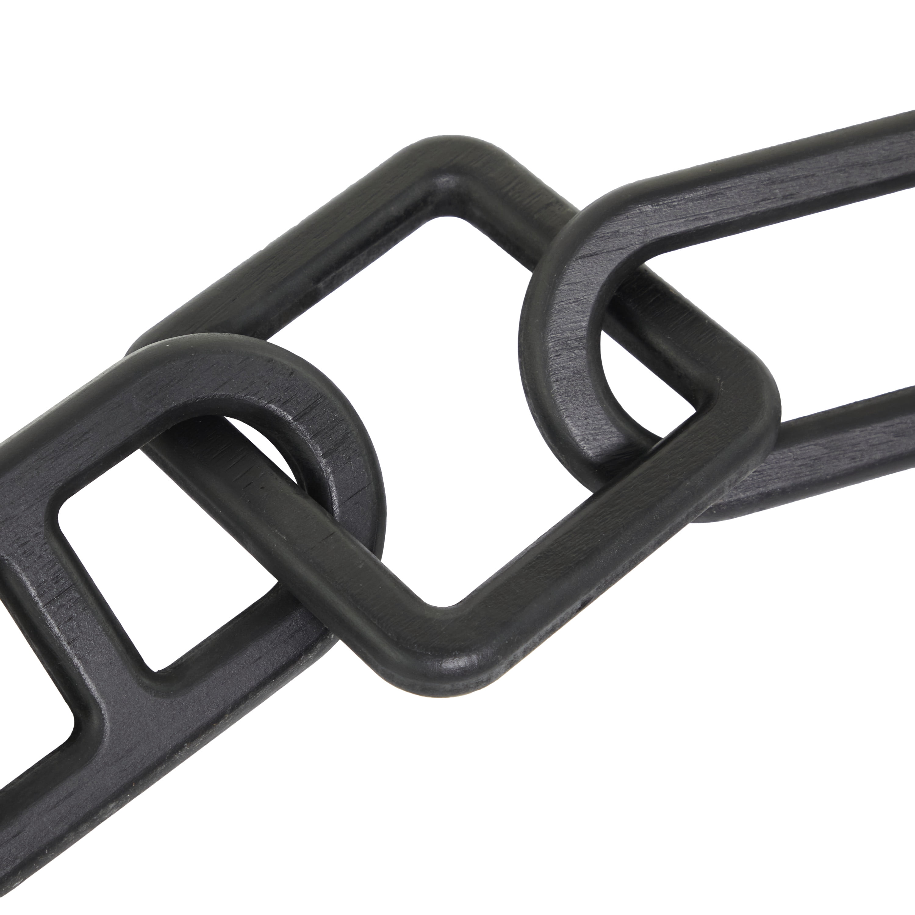 27", 25"W Black Wood Chain Sculpture, by CosmoLiving by Cosmopolitan (2 Count)