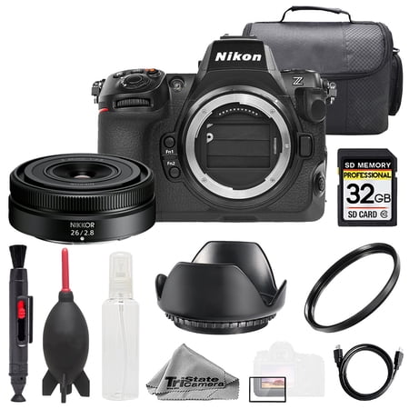 Nikon Z8 + Z 26mm f/2.8 Lens +32GB + Bag+ UV Filter- Basic Kit (International Version)