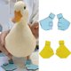 thumbnail image 2 of S 1 par de zapatos protectores de pato, zapatos transpirables cómodos de tela con puntera abierta, zapatos para aves de corral para hospital, 2 of 4