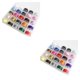 thumbnail image 1 of Bewildely 25 unidades/juego de hilos de bordar para coser, hilos de bobina preenrollados para manualidades DIY con caja de almacenamiento Type2 NO2 Bewildely CBP118681, 1 of 5