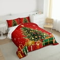 thumbnail image 3 of Homewish Chic Christmas Tree Bedding Comforter Set,Girls Xmas Gifts Twin Comforter Sets,Red Green Bedding Set For Child,Luxury Bedroom Decor Reversible,2-Piece, 3 of 8