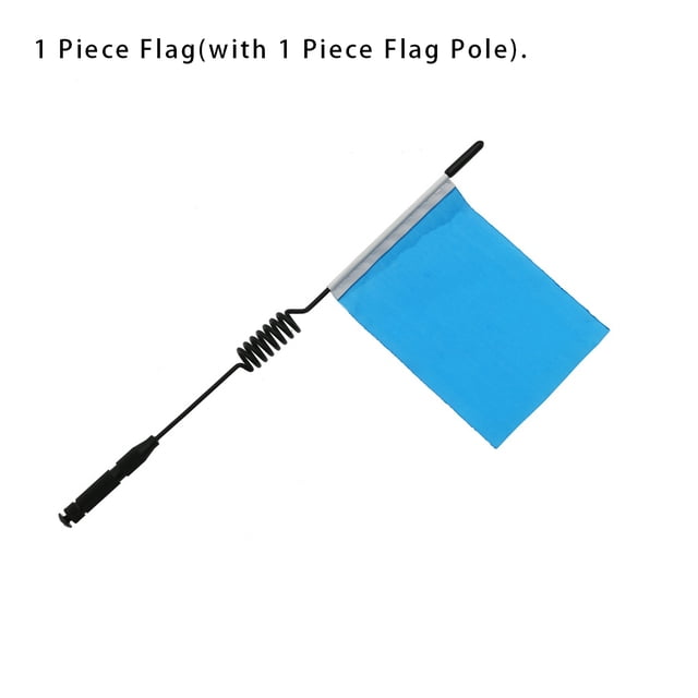 Model Cars Metal Signal Flags with Pole DIY Modification Replaceable Parts Automobile Accessory Replacement for WPL Blue 1 Pc