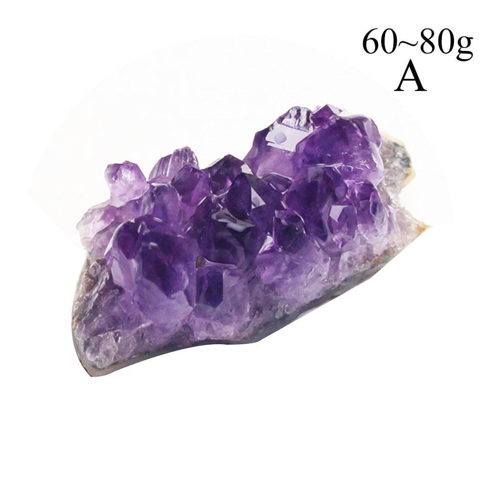 Natural Amethyst Cluster Crystal Quartz Stones Healing Rough Mineral Specimen 