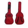 thumbnail image 1 of Stylish Fashion Folk Acoustic Waterproof Instrument Bags Women Men Double Straps 600D Oxford Cloth Guitar Container Electric Guitar Case Shoulders Bag Backpack 40/41 Inch Guitar Bag RED 40/41 INCH, 1 of 8
