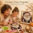 thumbnail image 4 of DIY Christmas Pearl Diamond Painting Art Kit with Frame, All-In-One Bead Craft Tool Pack For Beginners, Calming Leisure Project, Decorative Artwork For Living Room And Hallway Displays, 4 of 6