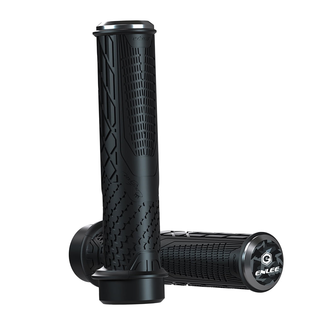 Handlebar grips，Bike grips，Bike Handlebars Grips with Aluminum Lock ，bar Rubber End grip BMX