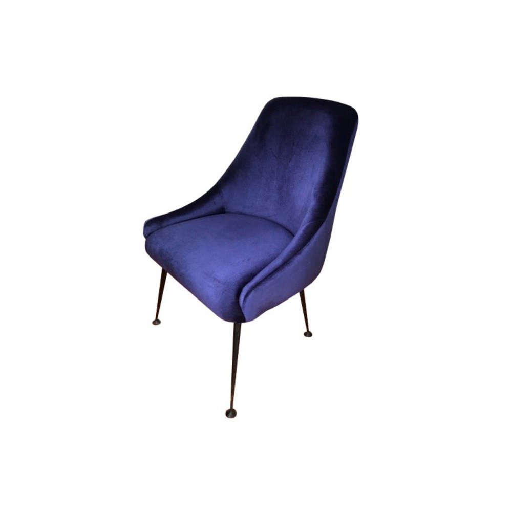 Contempo Cobalt Blue Microfiber Dining or Side Chair