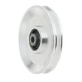 thumbnail image 1 of Langgg Bearing Pulley Wheel Gym Accessory Universal Equipment Cable Machine Gym for Silver 110mm, 1 of 6