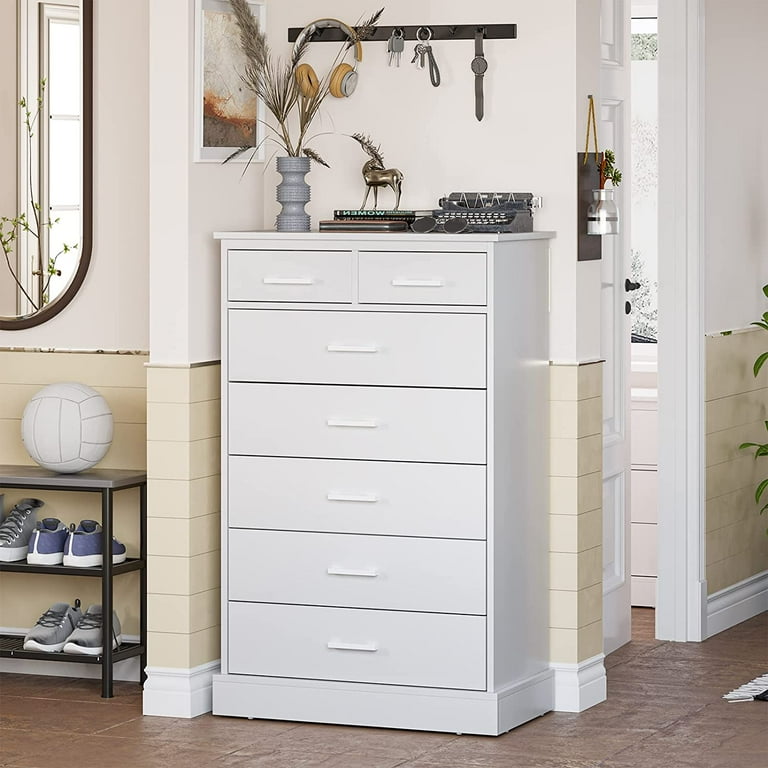 Tall White Dresser With Mirror