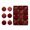 D, variant on Opvise 12 Pcs Velvet Christmas Balls 2.36inch Flocked Balls Christmas Tree Ornaments Plastic Balls Xmas Hanging Decoration for Indoor Holiday Decor