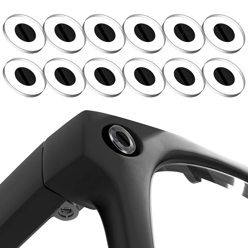 12-Pack Tempered Glass LED Light Cover for Meta Smart Glasses