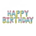 thumbnail image 4 of Happy Birthday Balloons Letters Self Inflating Happy Birthday Balloons Banner Bunting 16 Inch Letters Foil Happy Birthday Balloon Banner Happy Birthday Foil Balloon Letter Balloons 16 Inch, 4 of 8