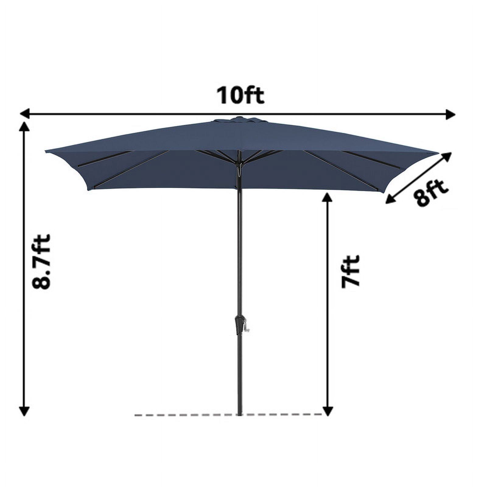 9 ft snbrella patio umbrella teal 9 ft. Heavy-duty Steel Pole Market Push-Button Tilt Patio Umbrella in Teal  Z07TCCWQLF