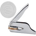 thumbnail image 1 of Book Wreath Library Embosser Seal Stamp Stainless Steel Hand Held Books Embossing Sealing Stamp Teacher Ex Libris Notary for Official Graducation Book Lovers Gift Envelopes Napkins Paper, 1 of 9
