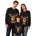 thumbnail image 1 of AWZXDE Christmas Pajamas Pyjamas de Vacances en Famille Grande Taille Imprimé Manches Longues Col Rond Léger pour Enfants Femmes,m, 1 of 6