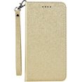 thumbnail image 6 of Pixel 4a 4G Case,Pixel 4a 4G Wallet Case,Premium PU Leather Flip Folio Case with Card Slot,Stand Holder and Magnetic Closure Detachable Wrist Lanyard Case for Google Pixel 4a 4G,5.81",Gold, 6 of 14
