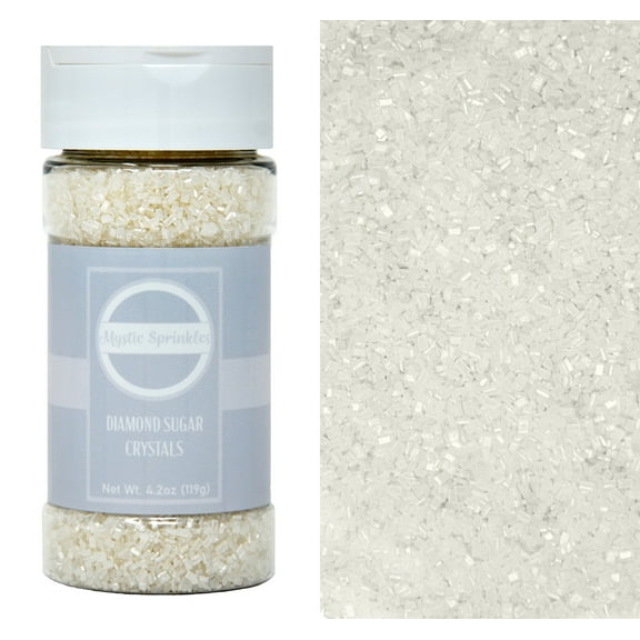 Mystic Sprinkles Diamond - White Sugar Crystals 4.2 oz.