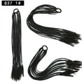 thumbnail image 1 of Zhuge 2 extensiones de cola de caballo trenzada sintética, caja trenzada, extensiones de peluca de cola de caballo trenzada, accesorios de moda para el cabello para mujeres, negro azabache, 1 of 2