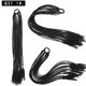 thumbnail image 1 of Zhuge 2 extensiones de cola de caballo trenzada sintética, caja trenzada, extensiones de peluca de cola de caballo trenzada, accesorios de moda para el cabello para mujeres, negro azabache, 1 of 2