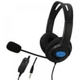 thumbnail image 1 of Popvcly Wired Gaming Bass Over-Ear Headset Headphones with Microphone for PS4 PlayStation, 1 of 7