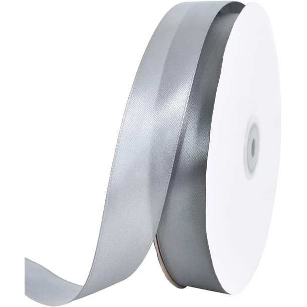 TONIFUL Cinta de satén negra de 3/8 pulgadas x 100 yardas, rollo de cinta fina de tela sólida para envolver regalos, invitaciones, globos de pelo florales, manualidades, costura, fiesta, boda, decorac