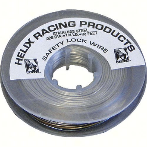 Helix Racing Products 112-0028; Stainless Steel Safety Wire .028 Dia 90-Foot