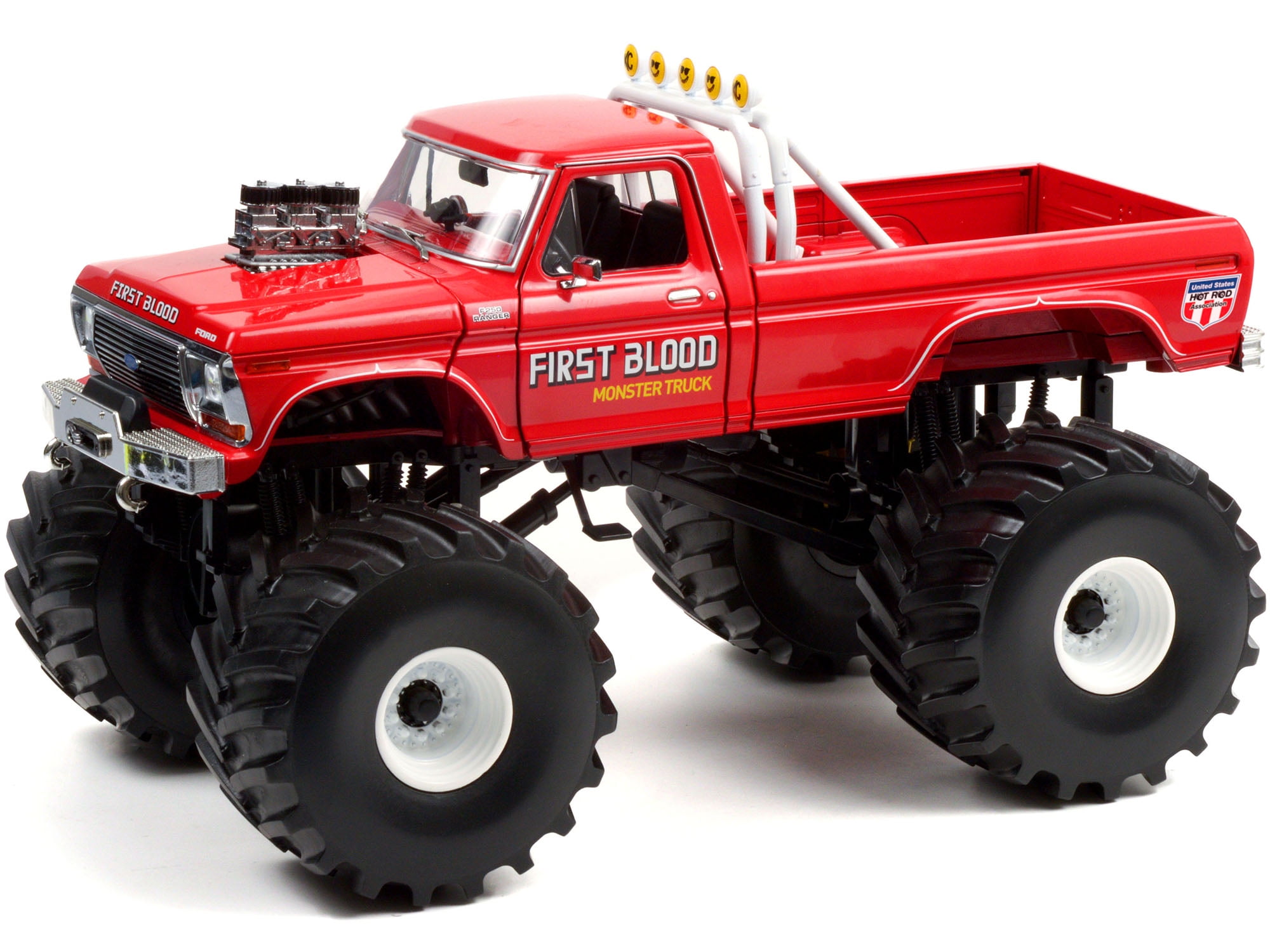 GREENLIGHT COLLECTIBLES 1/18 - FORD F 250 Monster Truck - First Blood 1978