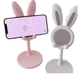 thumbnail image 5 of Cute Cartoon Desktop Tablet Stand,Universal Phone Holder for Desk,Kawaii Office Accessories-White, 5 of 8