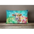 thumbnail image 4 of Hippie Animal Cow Throw Pillow 12 in x 16 in, 4 of 4