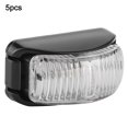 thumbnail image 3 of Luz de Marcador lateral ANGGREK 5 Uds 2LED Resistente Al Agua 9-30V blanco, 3 of 8