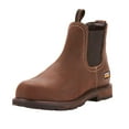 thumbnail image 5 of ARIAT WORK Men's Groundbreaker Chelsea Waterproof Steel Toe Work Boot Dark Brown - 10024983  BROWN, 5 of 6