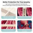 thumbnail image 3 of Octopus Travel Portable Square Jewelry Display Case: Storage Solution for Rings, Earrings, Necklaces, Bracelets, and More! Ideal for Girls and Women: Jewelry Stand, Display, and Box in One, 3 of 6