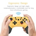 thumbnail image 3 of Tignapoo Yellow Wireless Bluetooth Game Controller for Nintendo Switch Pro with Vibration and 6-Axis Motion Sensor, Ergonomic Design and Easy Pairing for Enhanced Gaming Experience, 3 of 5
