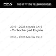 thumbnail image 2 of MAX Advanced Brakes - Front Brake Kit For 2019-2023 Mazda CX-5| Carbon Ceramic Brake Pad and Rotor Kit| Cross-Drilled Brake Rotors, 2 of 9