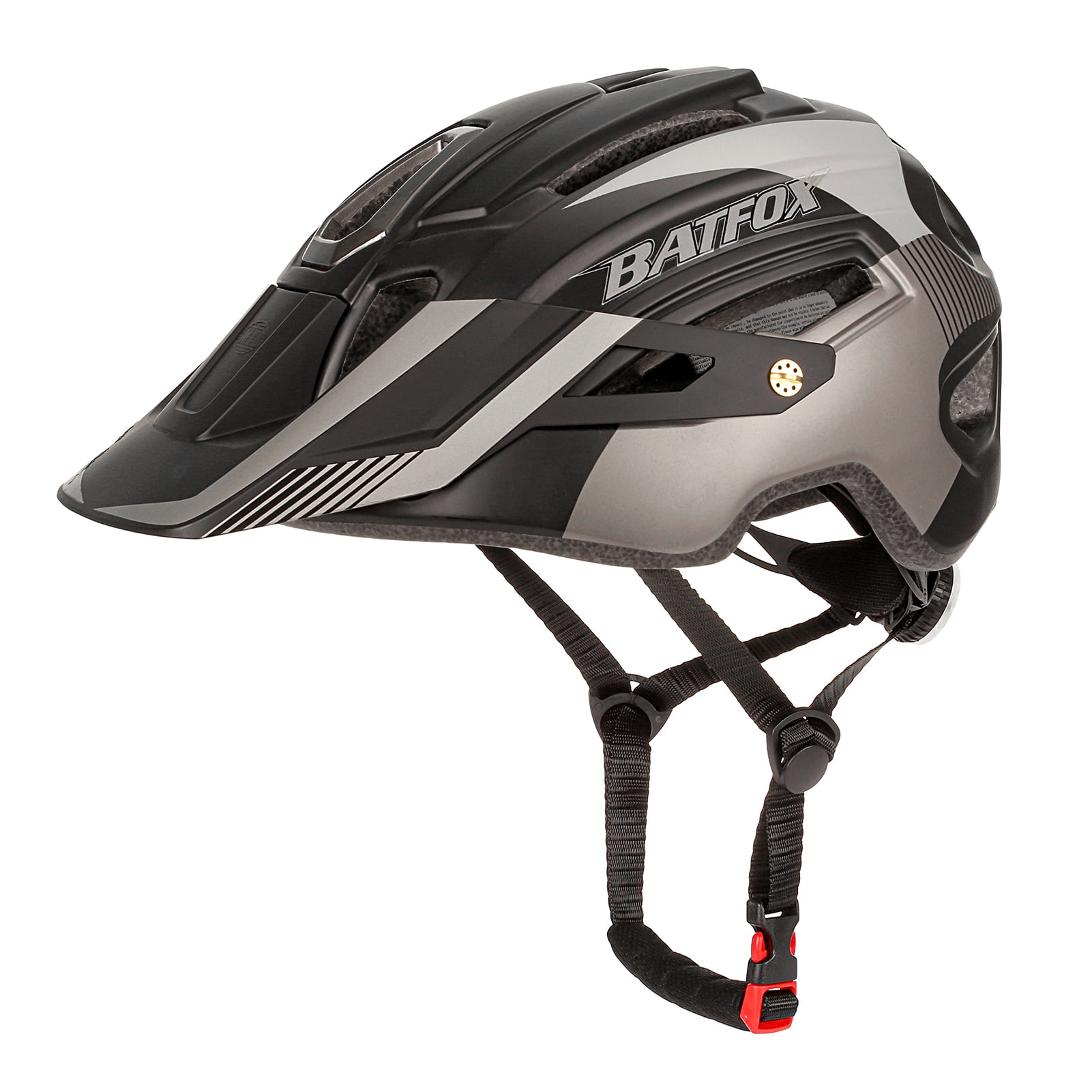 BATFOX Bicycle Helmet Black Ink Green Cycling Helmets MTB Road Mountain Bike NEW 