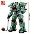 thumbnail image 2 of Sluban 542pcs Green Warrior Robot With Chain Hammer Building Blocks Toys, Robot Battle Armor Assembling Educational Toys, Christmas Gifts For Kids (No Box), 2 of 4
