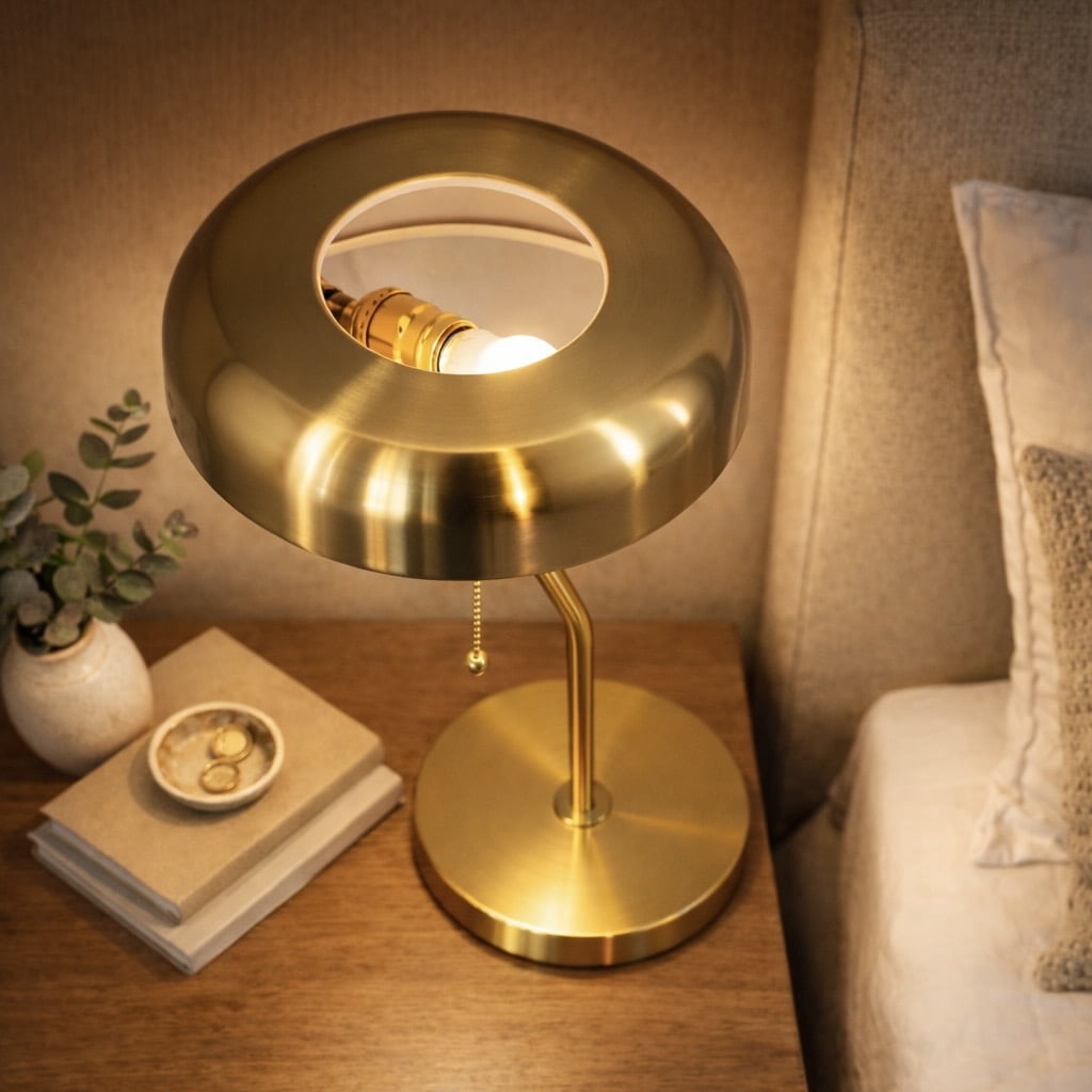 Bed Side Nightstand Decorative Table Desk Lamp, Metro Table Lamp, 110~120V