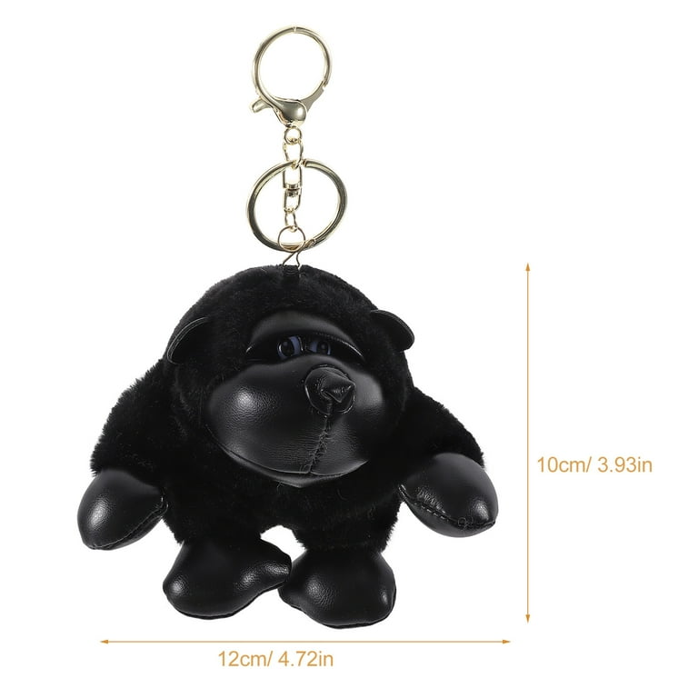 Plush Gorilla Doll Pendant Key Chain Gorilla Pendant Purse