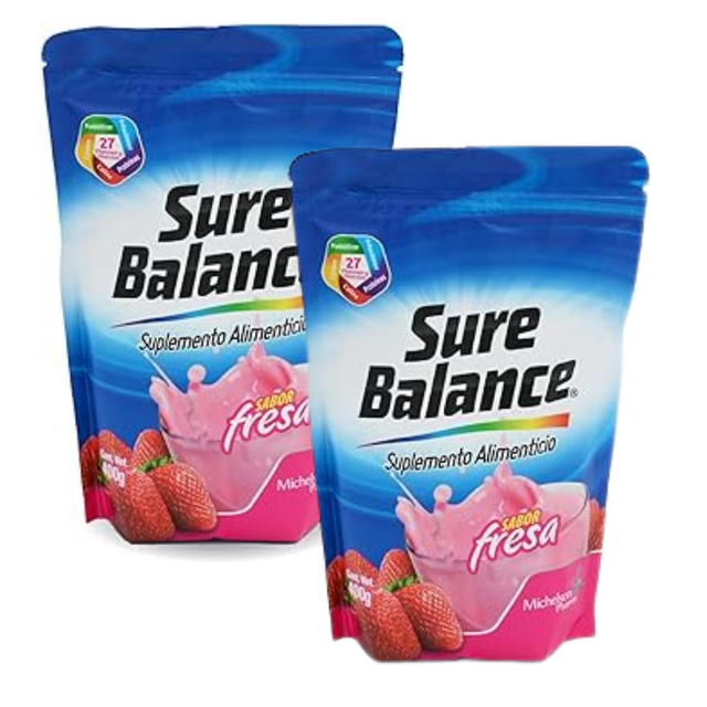 Suplemento alimenticio en polvo 2 PACK MICHELSON PHARMA sabor Fresa
