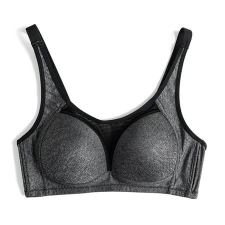 Wancir Women s Breathable And Comfortable Underwear Large Size Wireless Bra Sports Yoga Bra